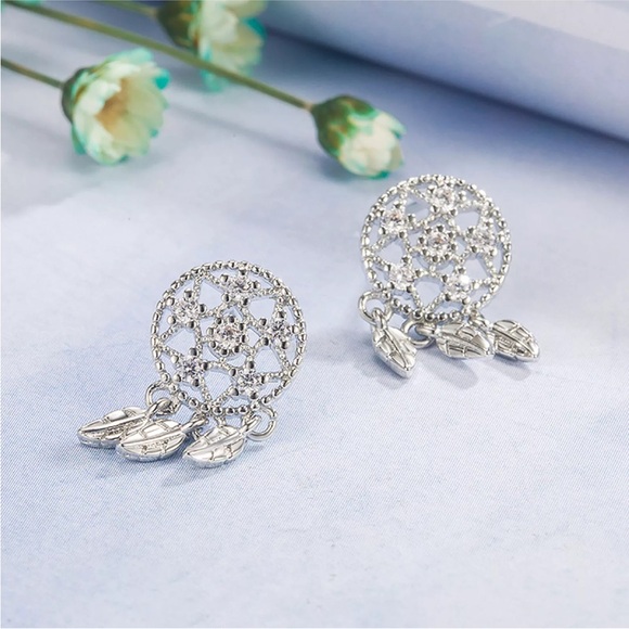 Dreamcatcher Stud Earrings Personalized Dreamcatcher Earrings Jewelry For Women - Picture 12 of 16